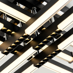 Потолочная светодиодная люстра Modelight MDL.9376.700CL BK