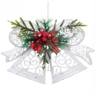 Украшение новогоднее «Ажурная сказка» 27*20 см, Белый