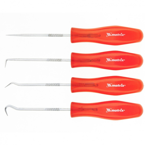 Набор крюков для слесарных работ, 4 шт Matrix