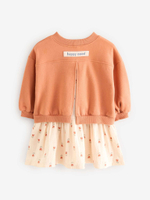 Платье для девочки Next 429-318, Персиковый