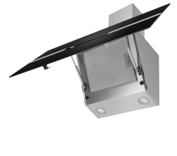 Каминная вытяжка Maunfeld MERSEY 90 Inox Glass BLACK