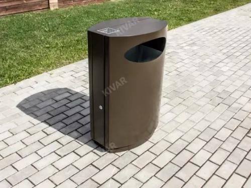 Урна индивидуальная «Эллипс» с пепельницей