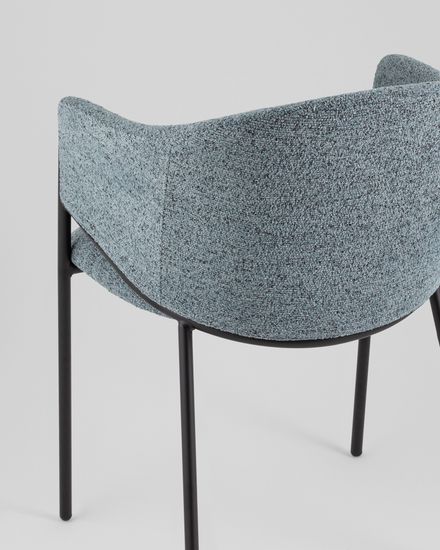 Стул обеденный Sheep шенилл голубой