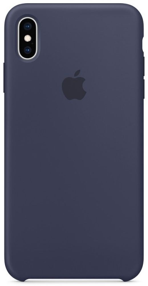 Чехол силиконовый для IPhone Xs Max Midnight Blue (MRNE2FE/A)