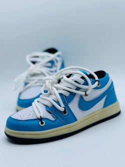 Детские кожаные кроссовки Nike Off White