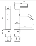 Смеситель для раковины Rav-Slezak Seina SE922.5CMAT черный матовый