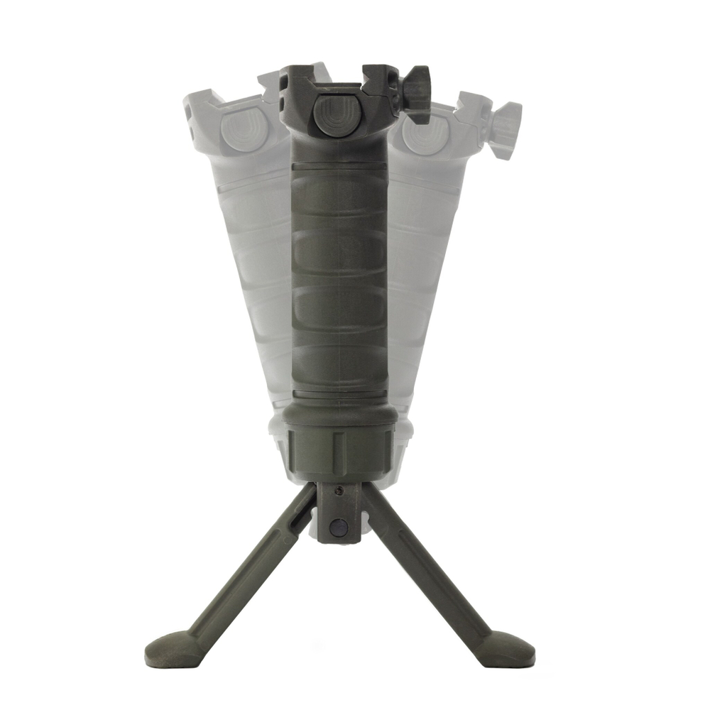 Тактическая рукоятка-бипод с раскладными сошками