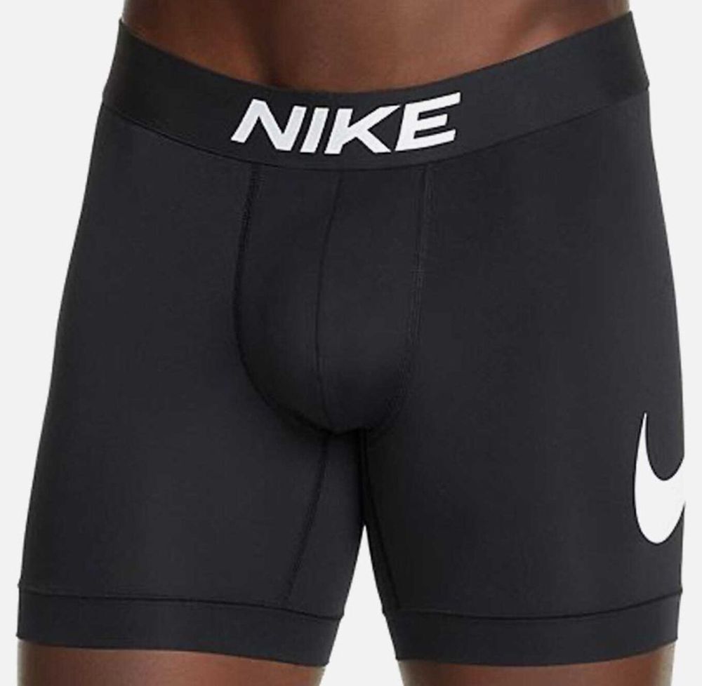 Мужские боксеры спортивные Nike Dri-Fit Essential Micro Boxer Brief 1P - black/white