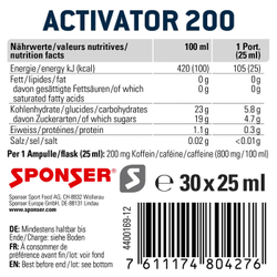 Sponser Activator 200 25мл 1 ампула