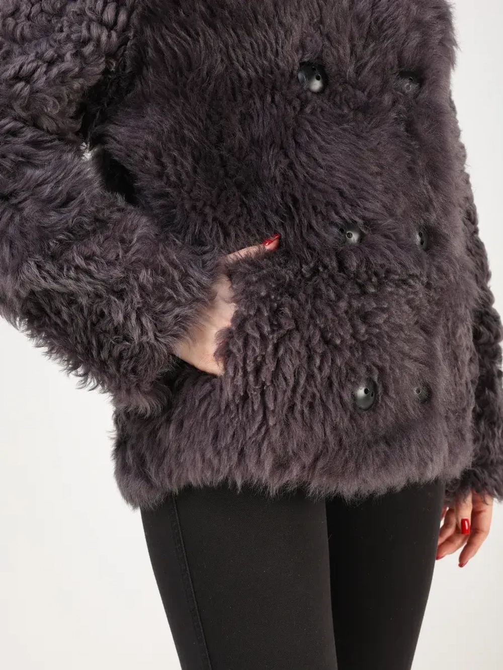 Дубленка зимняя шуба натуральная короткая