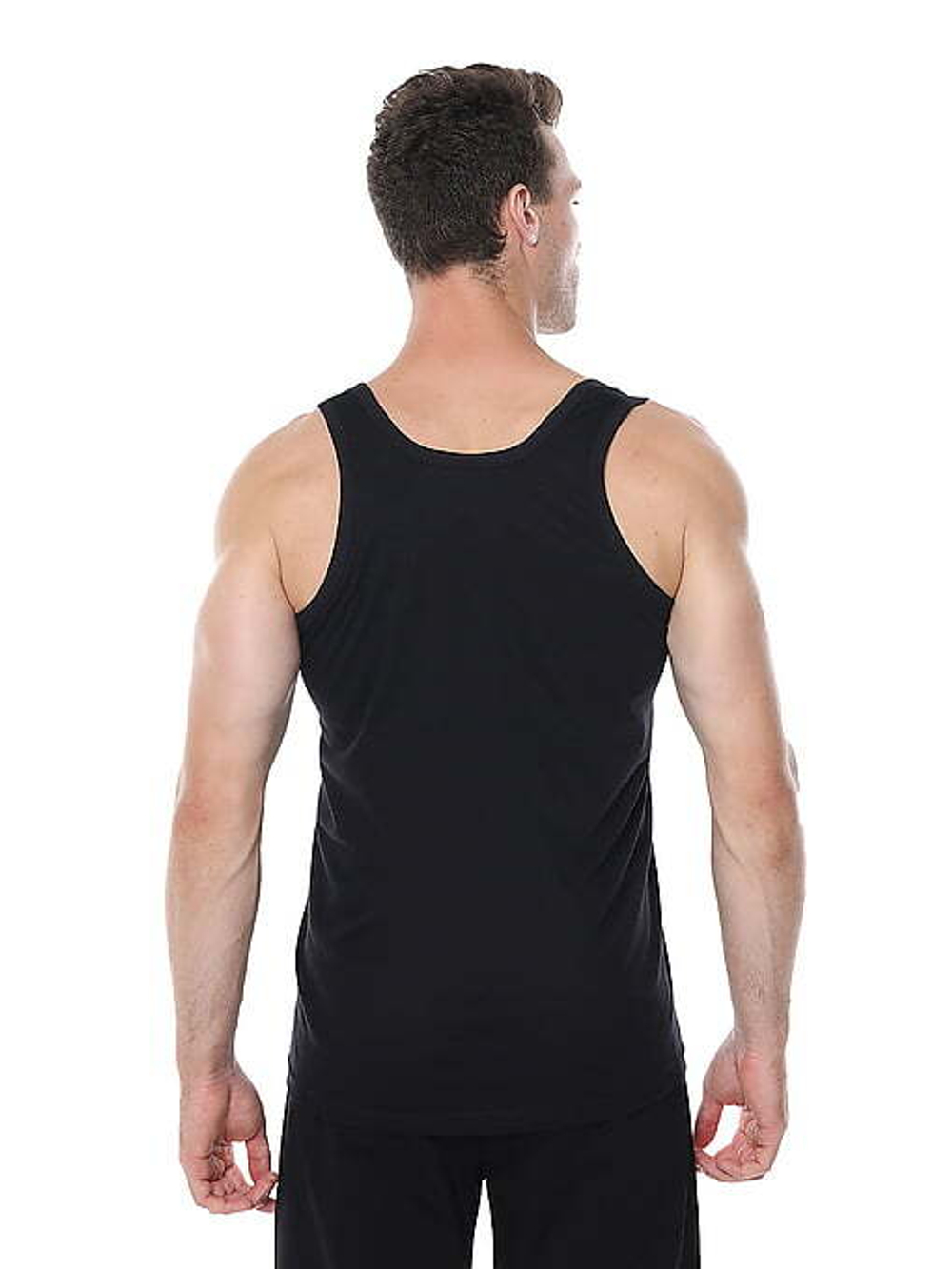 Майка мужская черный