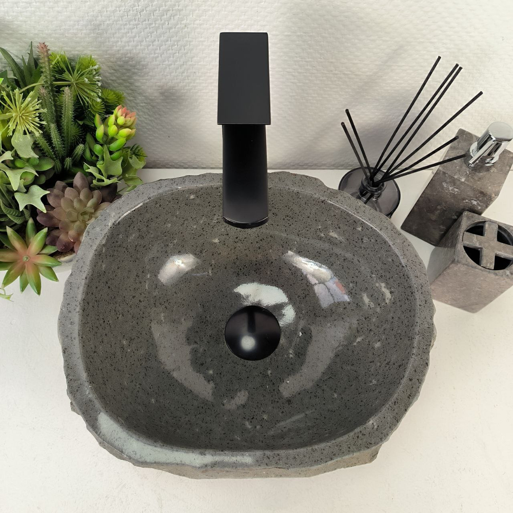 Раковина из андезита Erozy Grey EA-65562 36*31*15 0037