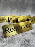 Табличка стол заказан настольная