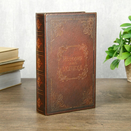 Сейф-шкатулка дерево "История моего успеха" 21x13.5x5 см