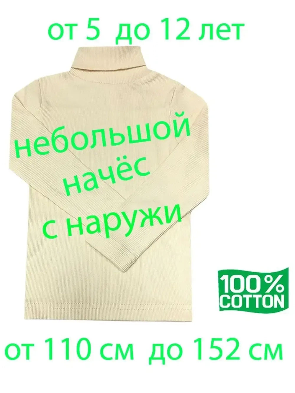 Водолазка с небольшим начесом