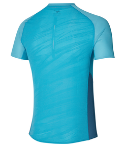 Мужская теннисная футболка Mizuno Aero Tee - небесный