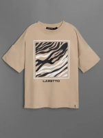 Летний костюм для девочки с лосинами