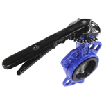 Water Butterfly Valve Elephant WCB-316L-EPDM 232PSI, body material - stainless steel WCB, disk material - stainless steel 316L, seal - EPDM, handwheel operated