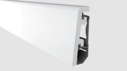 Плинтус Vega белый под покраску, 2400x60x20 мм