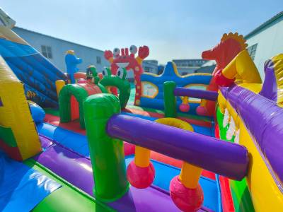 Коммерческий надувной батут «Океан улыбок» 8*6*4 м