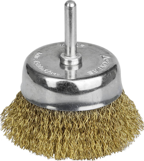 STAYER ″PROFESSIONAL″. Щетка чашечная для дрели, витая стальная латунированная проволока 0,3мм, 50мм