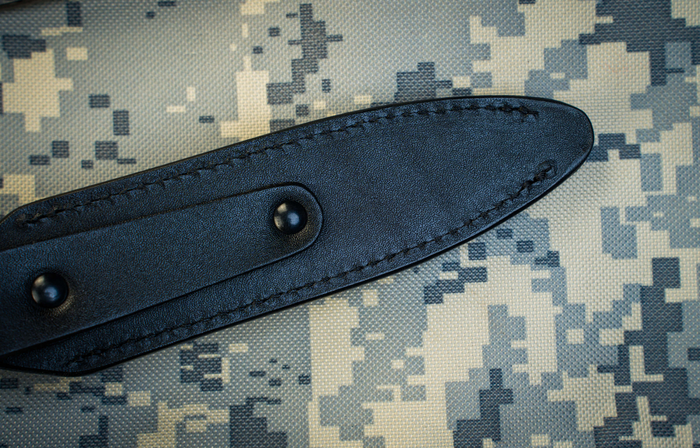 Кожаные ножны Combat черные