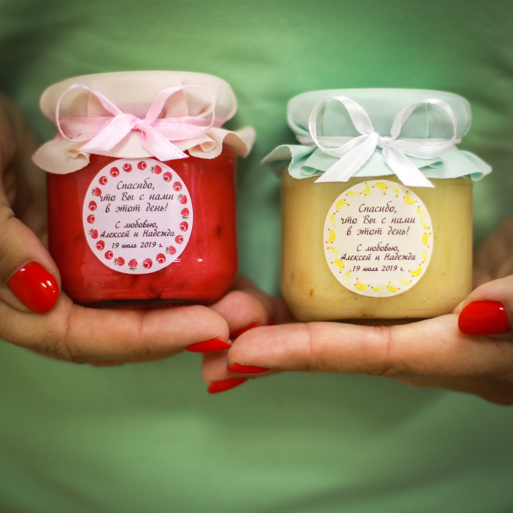 Бонбоньерка с крем-медом на свадьбу