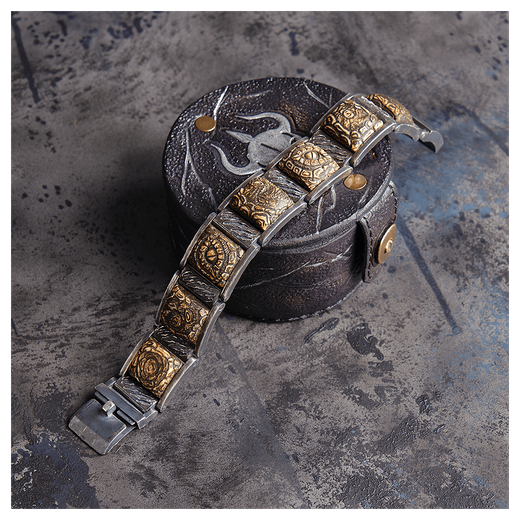 Серебряный браслет «Ящер»