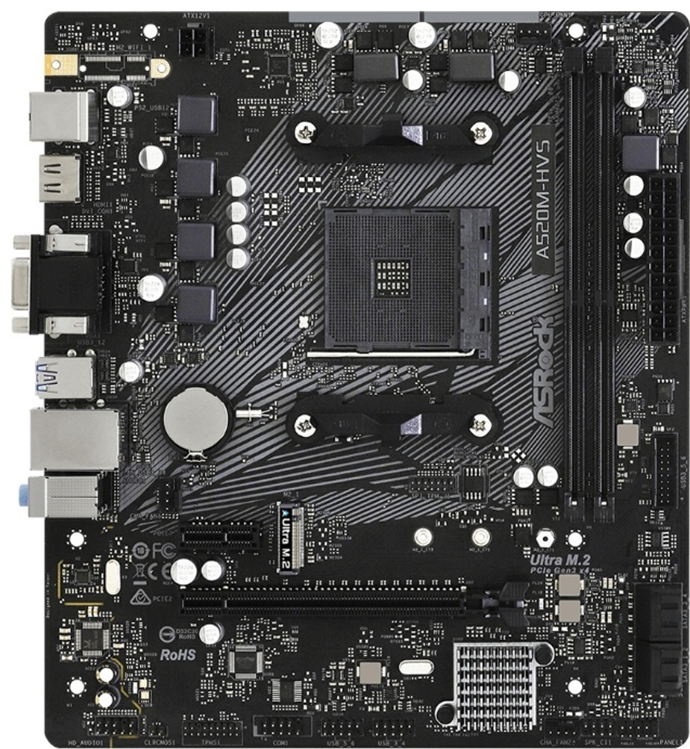 Материнская плата ASRock A520M-HVS