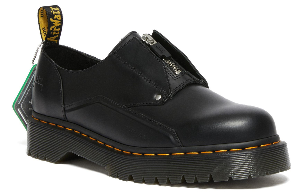 A-COLD-WALL * x Dr.Martens Martin 1461 BEX Series Comfort Low Help Flat Shoes Men and Women Same Black