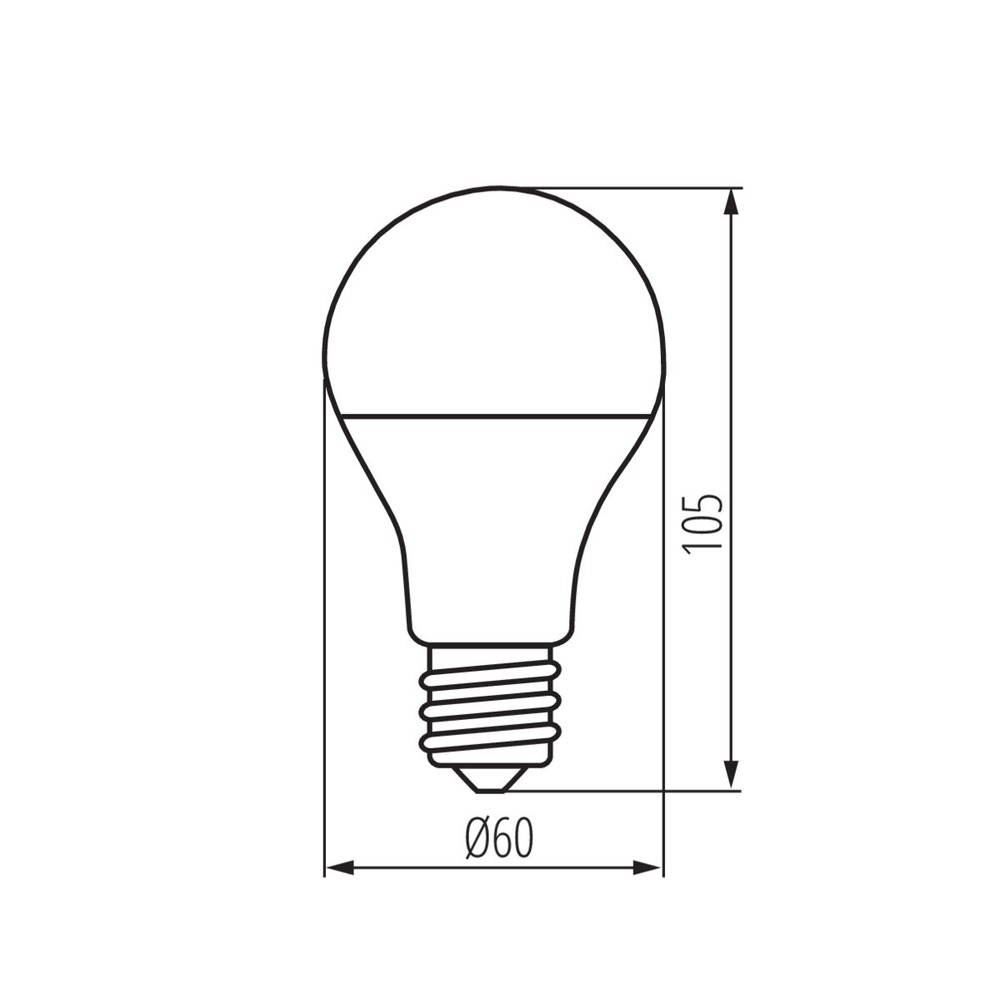 Смарт лампа KANLUX SMART S A60 7W E27 CCT