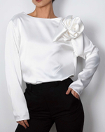 Блуза "На роскошном" в зефирном шелке