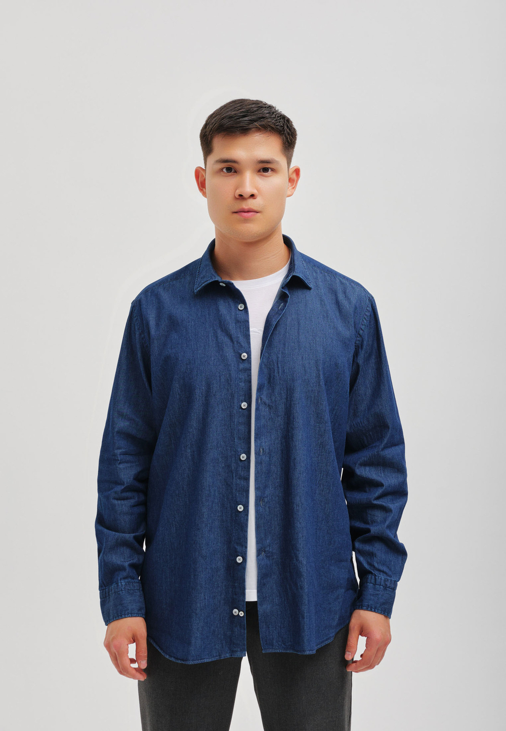 Рубашка мужская Denim BLUE