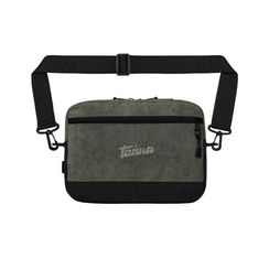 Сумка через плечо ТАЙНА L POST VNTG Вельвет хаки/черный