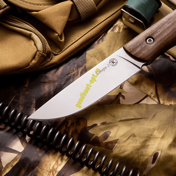 Тактический разделочный нож Стерх 1 AUS-8, рукоять- дерево