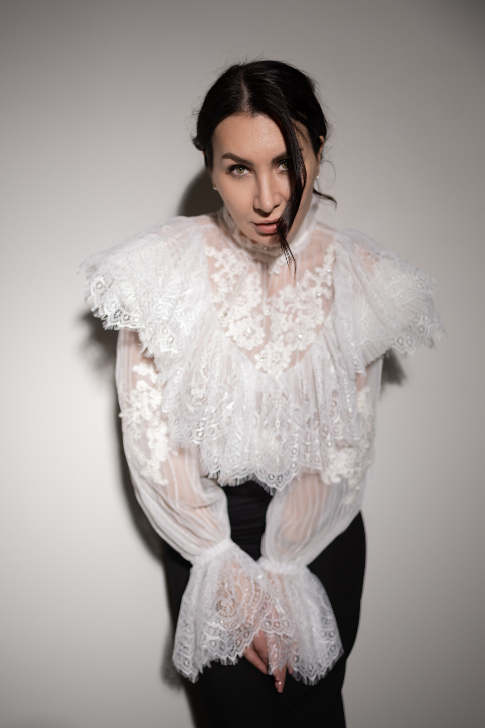 Блуза "Белый лебедь"