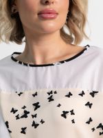 Блуза Нежность (белая) Б15248-13М LT Collection