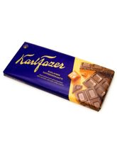 Шоколад молочный Fazer с соленой карамелью 180 г