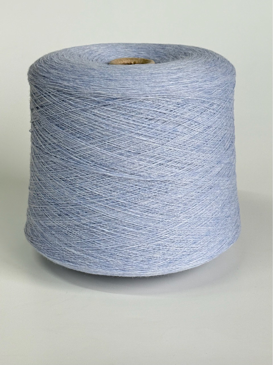 Пряжа NEW MILL SUPER SOFT 1/15 (100% мериносовая шерсть), 1500м/100 гр, голубой меланж