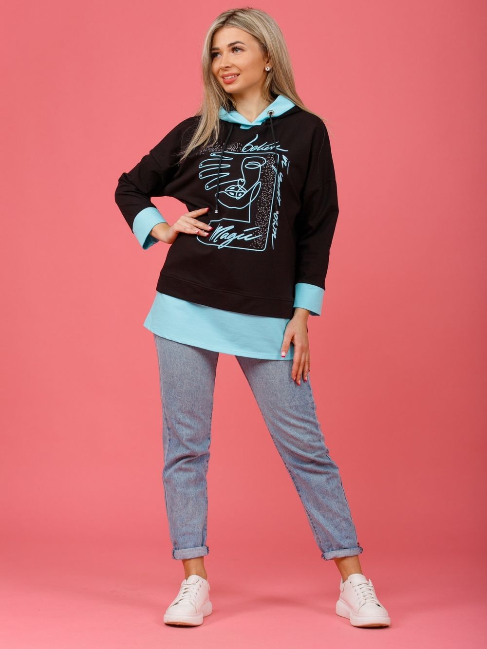 845 Туника "бирюза" SveTekst (Акция)