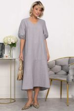Платье Калифорния (серое) П14044-30М LT Collection