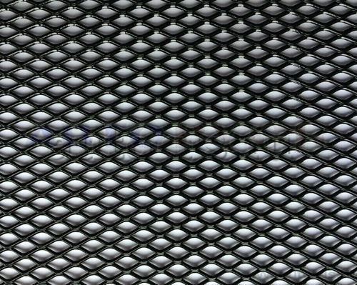 Сетка алюмин. декоративная черная 40 см*100 см (ячейки 0,5 см*0,5 см) (TLT)