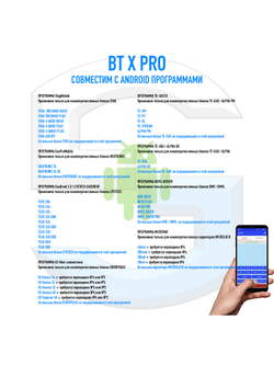 Bluetooth для ГБО УНИВЕРСАЛЬНЫЙ BT X PRO (9 режимов)