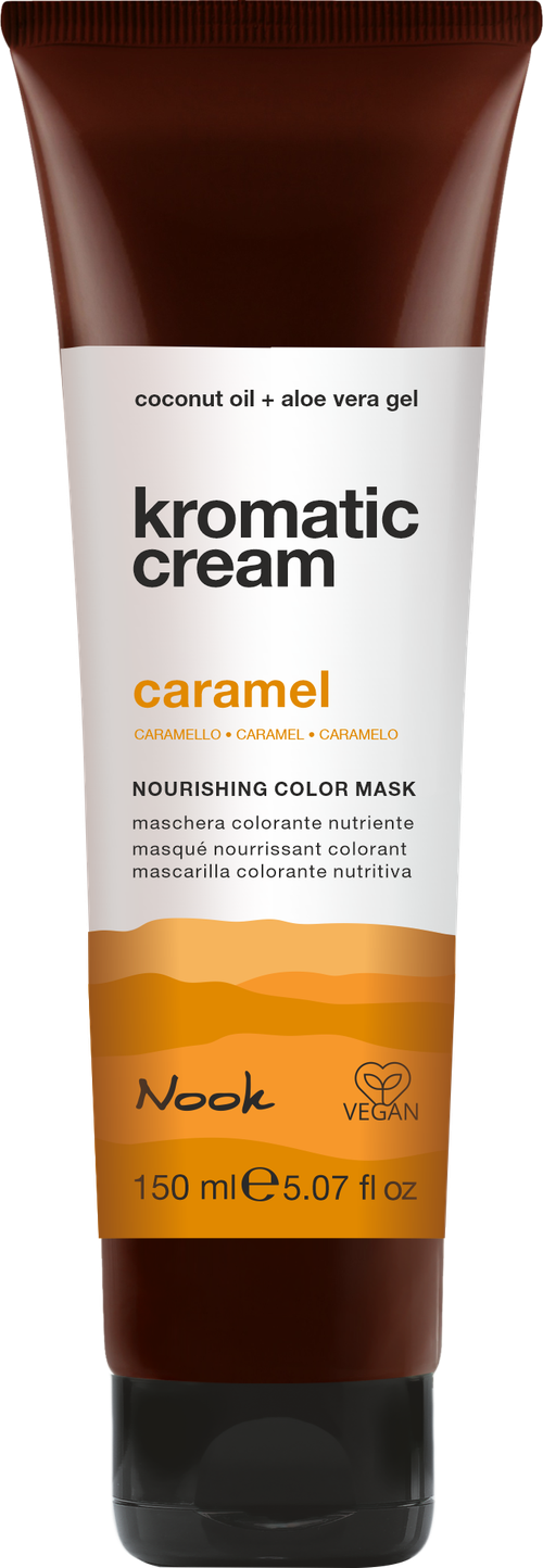 Nook Питательная маска для окрашивания волос прямым пигментом Карамель-Kromatic Cream Pumpkin,150 мл