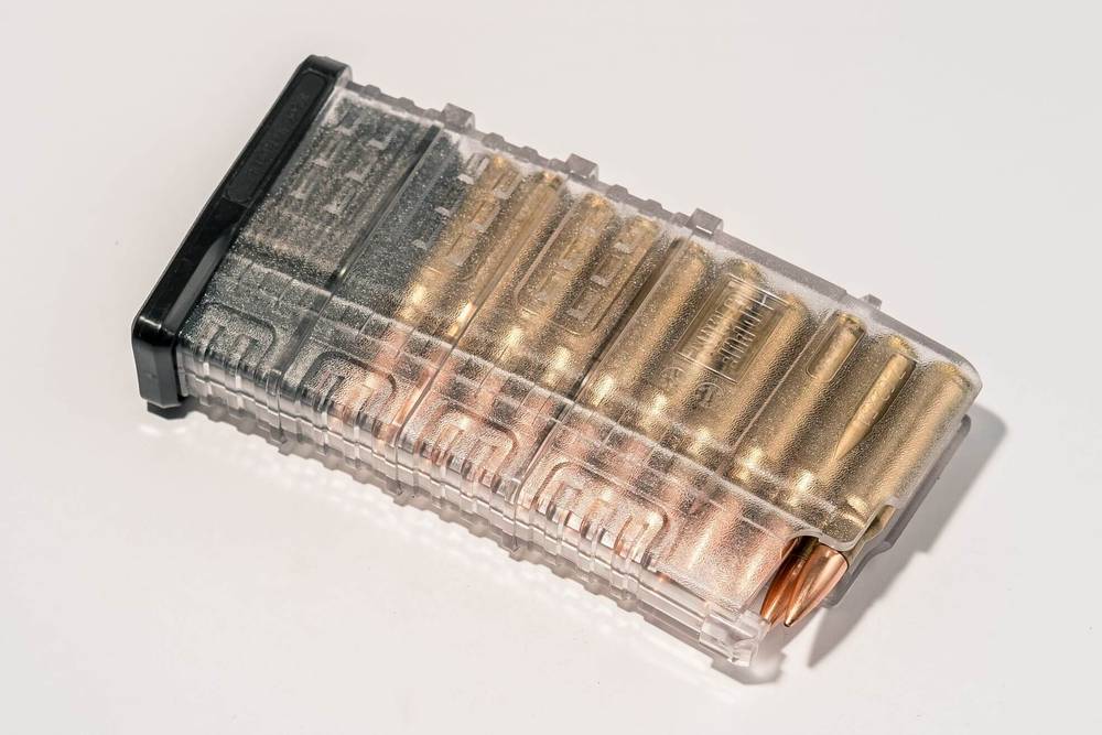 Магазин PufGun для Вепрь-308, .308 Win, 20 патронов, прозрачный