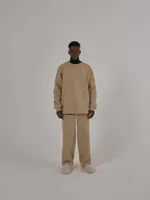 Купить Брюки One Two Multicolor Широкие с начесом оксфордский загар Брюки One Two Multicolor Широкие с начесом оксфордский загар