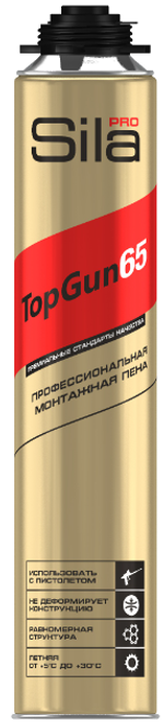 Пена монтажная "TRIS" PRO 65лит, 1000ml 850г (12шт)