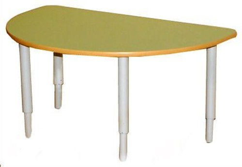 Стол полукруглый регулируемый, 1100*550