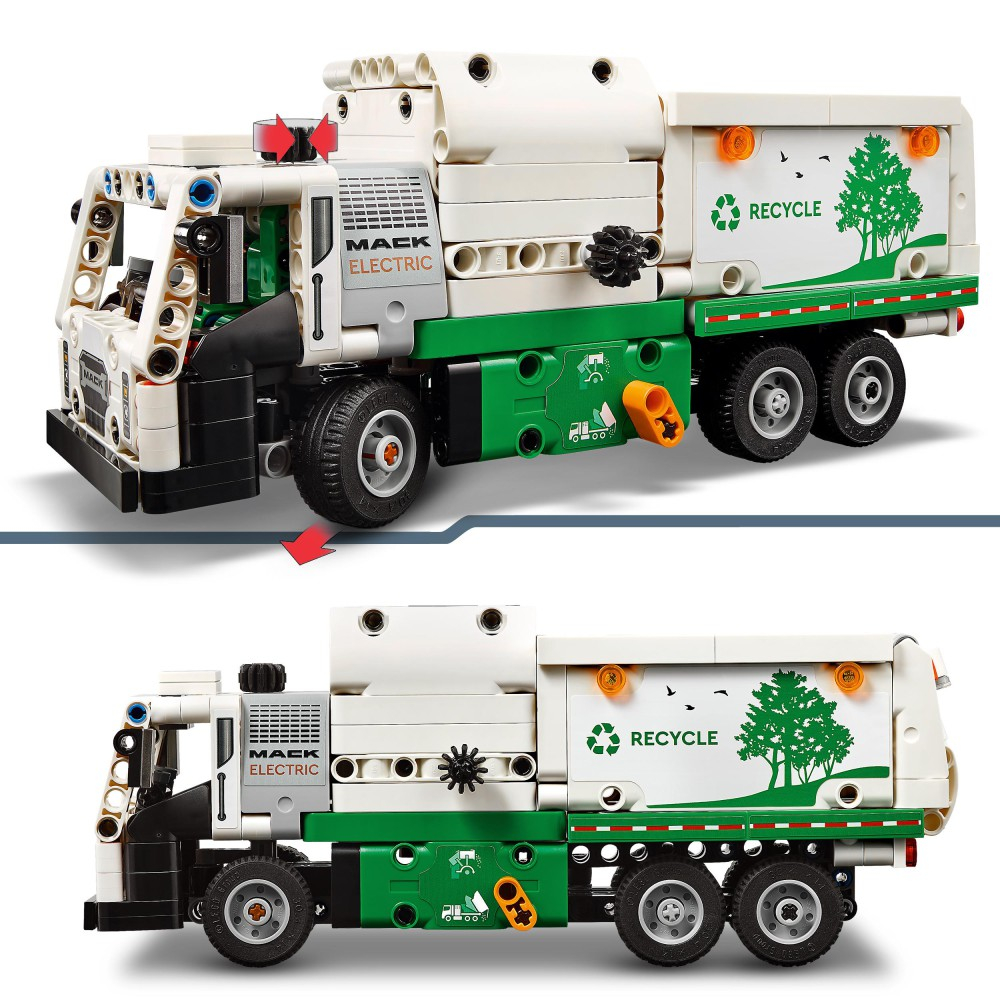 Конструктор LEGO Technic 42167 Мусоровоз Mack LR Electric — фото 7