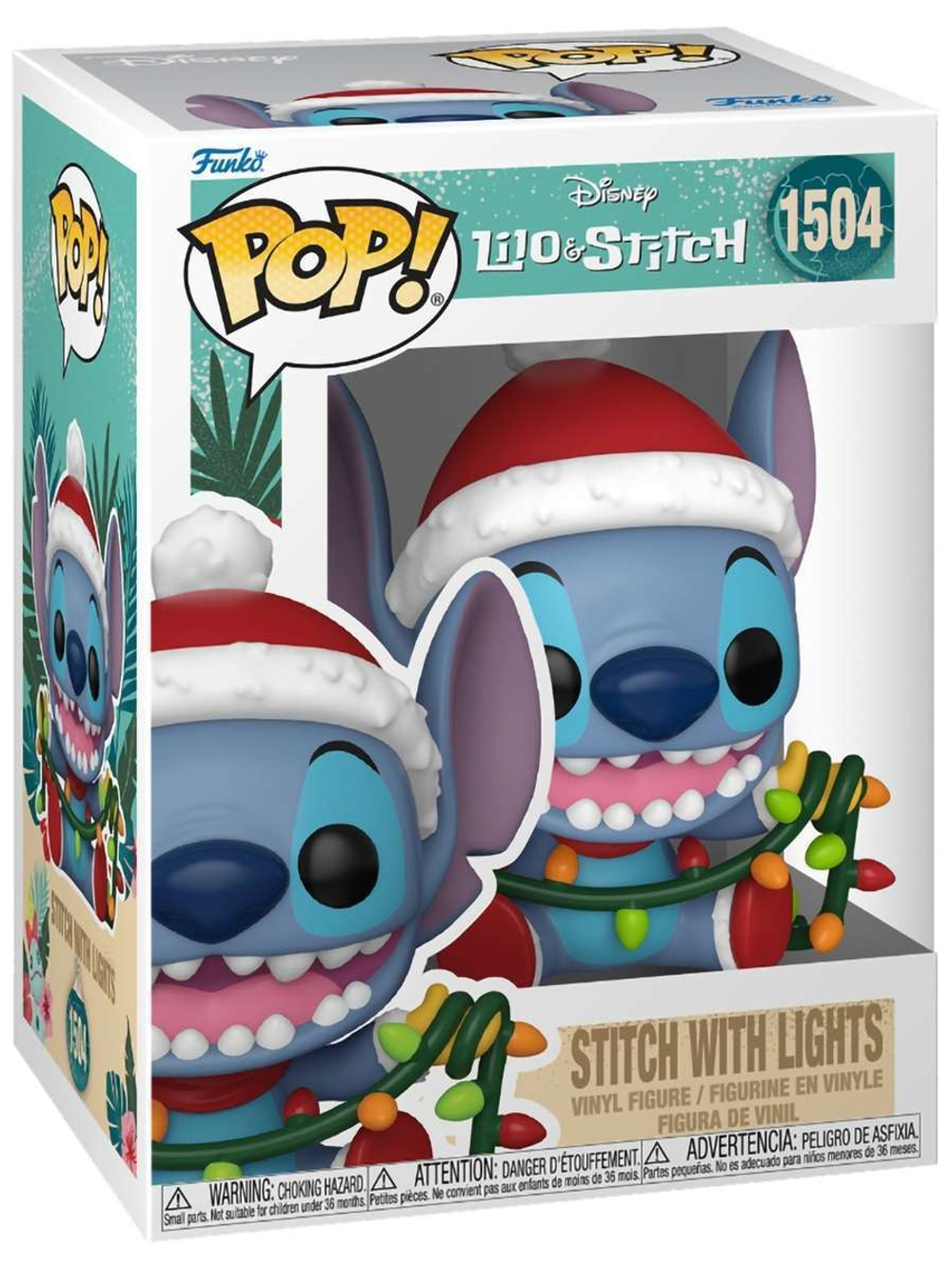Фигурка Funko POP! Disney Lilo & Stitch Holiday Stitch with Lights (1504) 80038